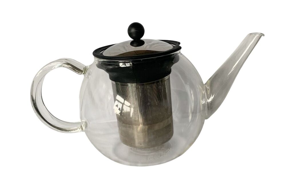 NEW Bodum Teavana 34oz Glass Tea Press Stainless Steel Filter